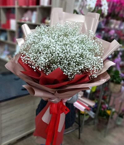 Букет цветов из: Гипсофила в Кабардинка
