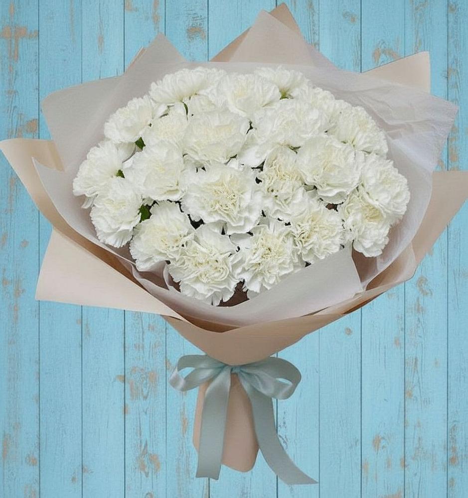 Букет цветов из: Гвоздики в Кабардинка