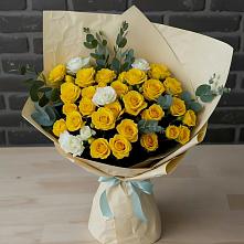 Букет цветов из:  Розы в Кабардинка