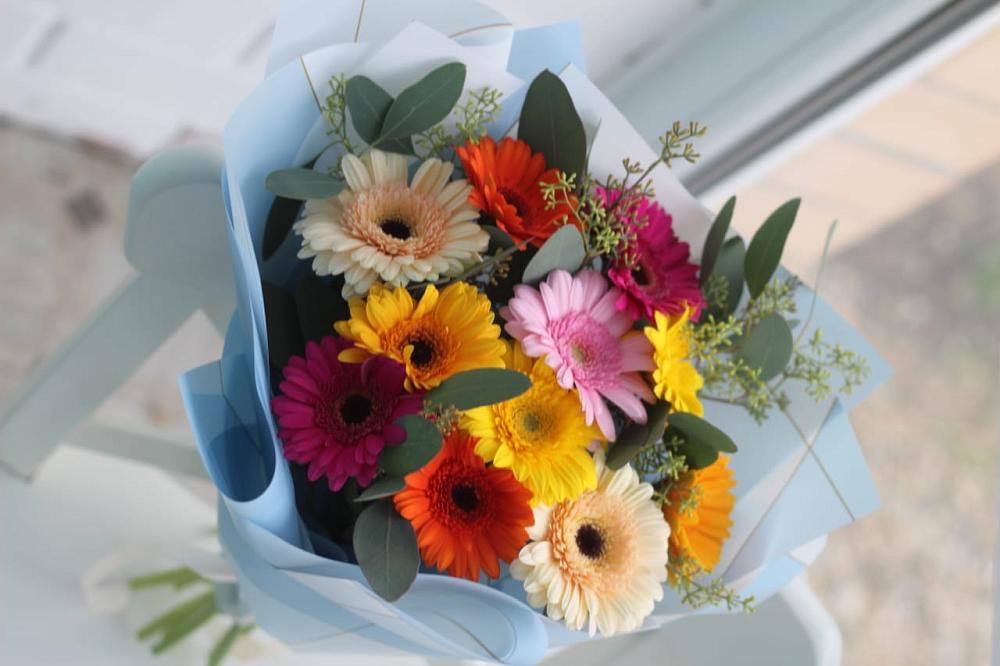 Букет цветов из: Герберы в Кабардинка