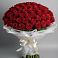 Букет 101 Красная роза Блэк Мэджик в Кабардинка