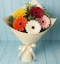 Букет цветов из:  Герберы в Кабардинка