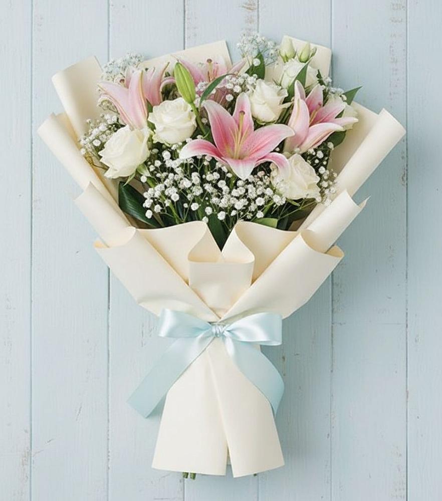 Букет цветов из: Лилии в Кабардинка