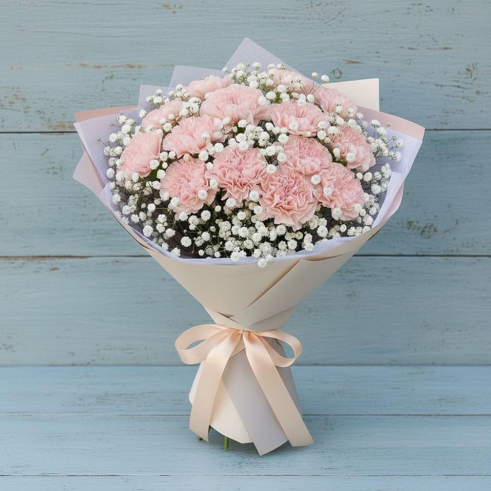 Букет цветов из: Гвоздики в Кабардинка