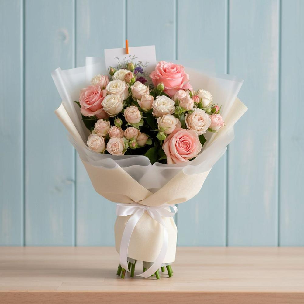 Букет цветов из: Розы в Кабардинка