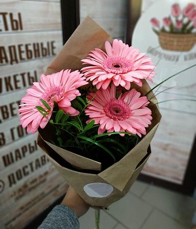 Букет цветов из: Герберы в Кабардинка