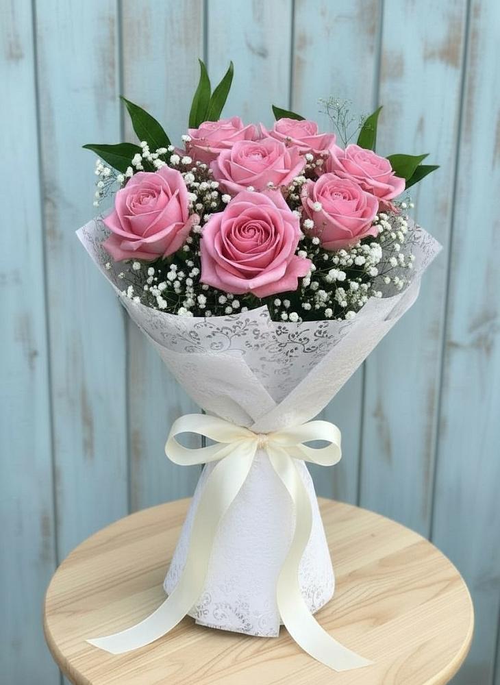 Букет цветов из: Розы в Кабардинка