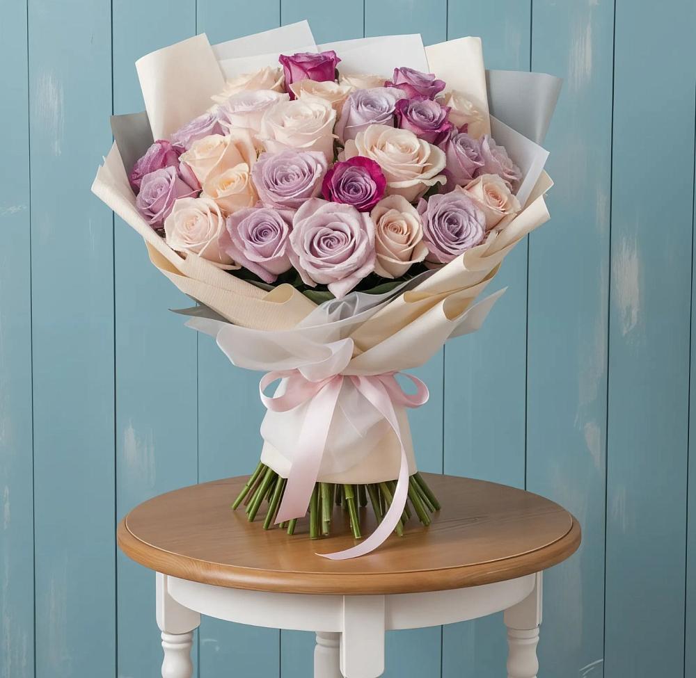 Букет цветов из: Розы в Кабардинка