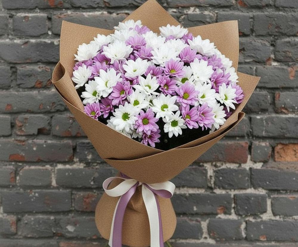 Букет цветов из: Хризантемы в Кабардинка