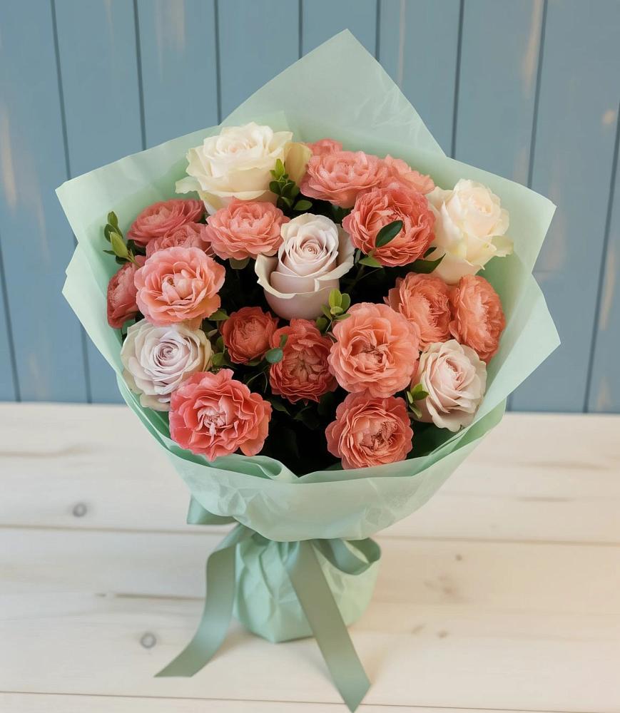 Букет цветов из: Розы в Кабардинка