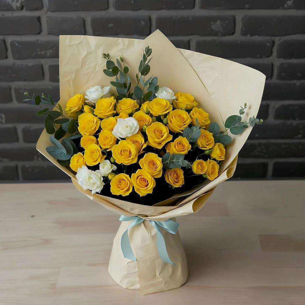 Букет цветов из: Розы в Кабардинка