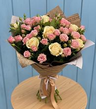 Букет цветов из:  Розы в Кабардинка
