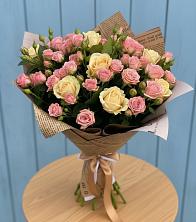 Букет цветов из:  Розы в Кабардинка