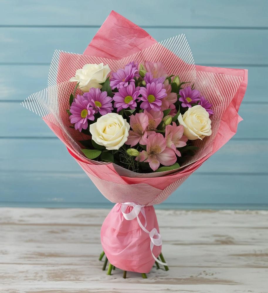 Букет цветов из: Герберы в Кабардинка