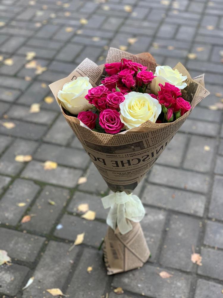 Букет цветов из: Розы в Кабардинка