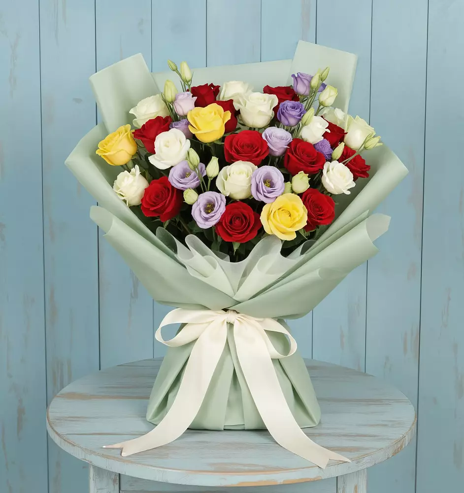 Букет цветов из: Розы в Кабардинка