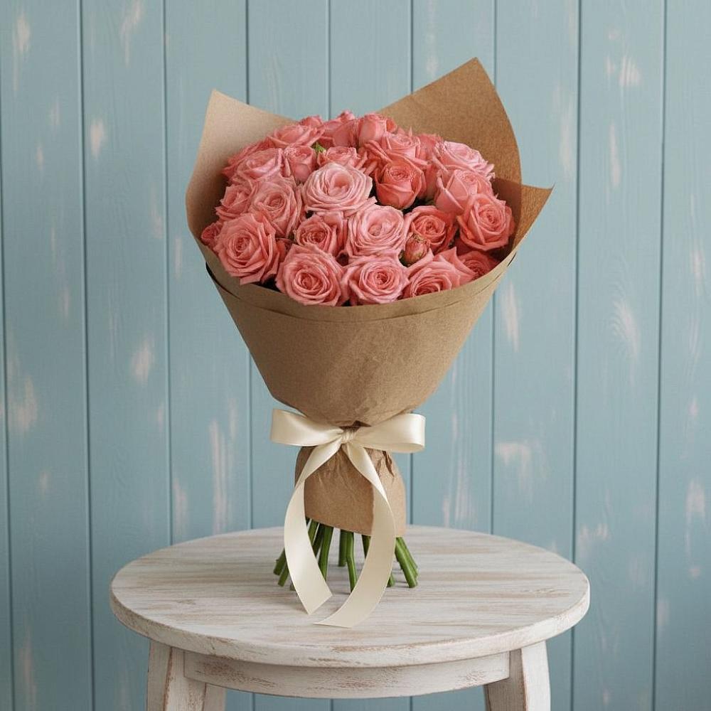 Букет цветов из: Розы в Кабардинка